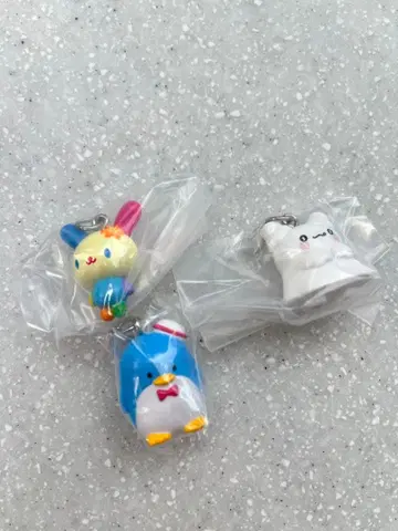 산리오 메지루시 액세서리 우사하나 하나마루 유령 턱시도샘