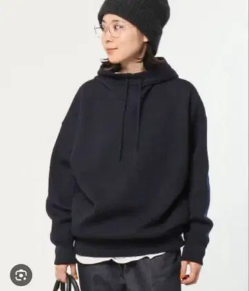 AP STUDIO HOODED KNIT 후디드 니트 네이비