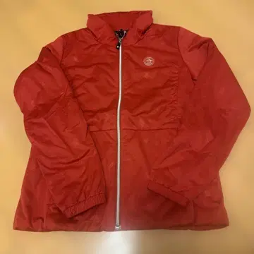 새상품급 맨싱 골프 L 사이즈 빨간색 폴리에스테르 자켓