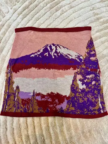 설산 디자인 미니 스커트 M/L