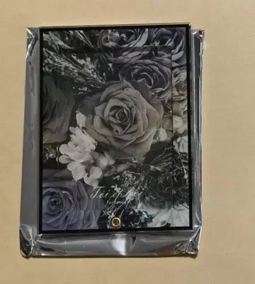 FUKUYA 포토카드 아크릴 프레임 모노톤 플라워 그린