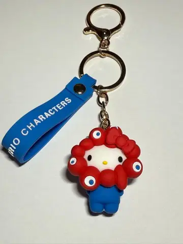 오사카 만박 한정판 미야쿠미야쿠 x 키티 키링 스트랩