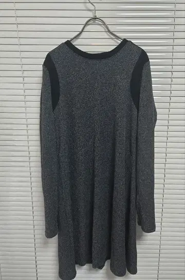 새상품급 GAP L 사이즈 니트 스웨터 튜닉 원피스 긴팔