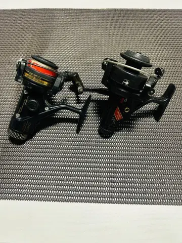 스피닝 릴 2세트 블랙