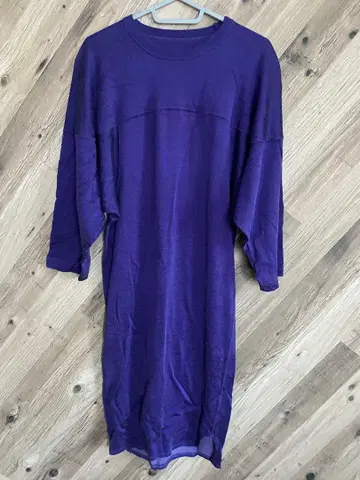 JANE SMITH 퍼플 롱 원피스