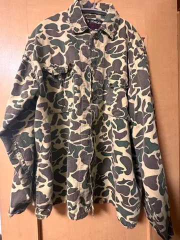70년대 Nesco 카모 패턴 밀리터리 자켓