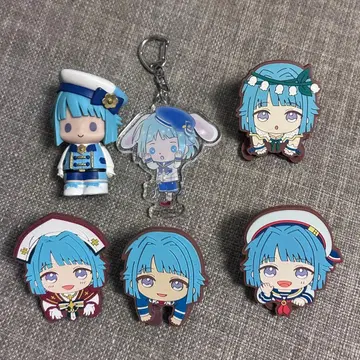 앙스타 시노 하지메 러버 스트랩 아크릴 키링 페이퍼 마스코트