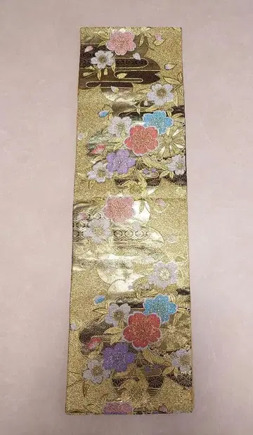 고급 후쿠로 오비 포멀 순수 실크 후리소데 성인식