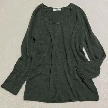 앤잇 U넥 니트 상의 아름다운 실루엣 내추럴 모드 M~L