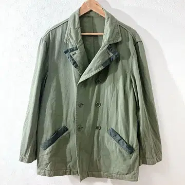빈티지 히로미치 나카노 밀리터리 코트 자켓 남성용 L 구제 의류