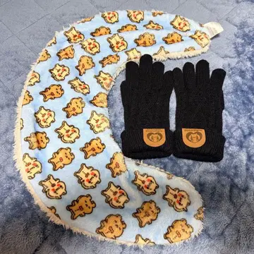 너무 사랑해서 너무 좋아하는 장갑 머플러 2점 세트