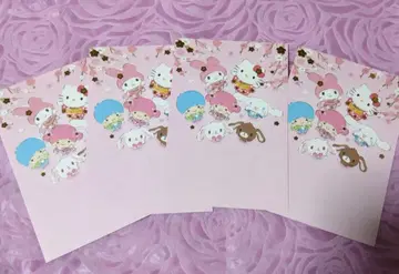 산리오 캐릭터 엽서 4장 세트