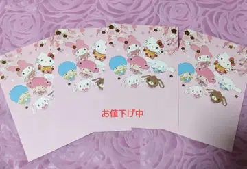 헬로키티, 시나몬, 마이멜로디 등 엽서 4장 세트