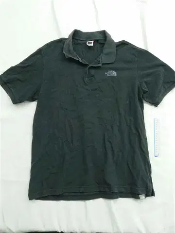 더 노스 페이스 피케 셔츠 L 남성용 블랙 계열