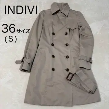 INDIVI 인디비 트렌치코트 라이너 포함 36 사이즈