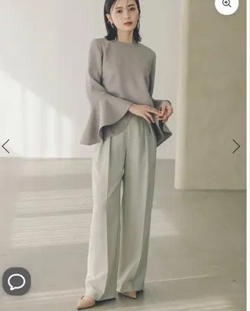 anuans 투 턱 와이드 팬츠 S 민트 새상품 정가 이하