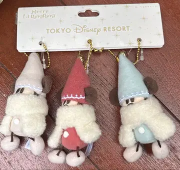디즈니 리조트 크리스마스 2025 리루린린 봉제 인형 참 세트