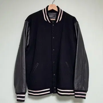 RESONATE GOODENOUGH 라메 바시티 자켓 L 사이즈