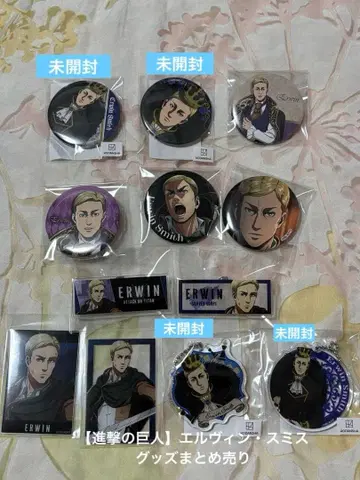 [ 진격의 거인 ] 엘빈 스미스 굿즈 묶음 판매
