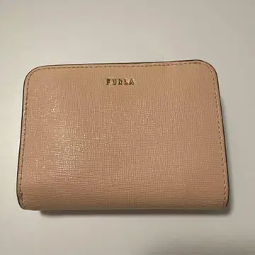 FURLA 이단 접이식 지갑 핑크