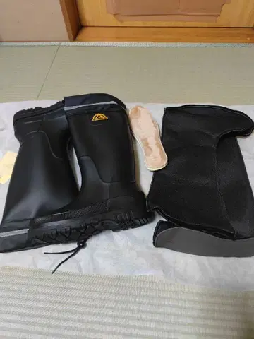 블랙 장화 방수 탈부착 이너 삭스 포함 속기모 따뜻함 28cm 경품 포함