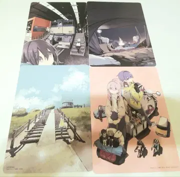 유루캠 18권 특전 애니메이트 한정 비주얼 보드 4종 세트