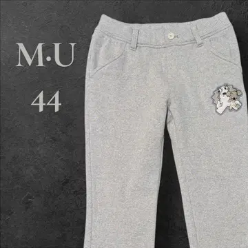 MU 골프 팬츠 속기모 겨울 상품 맨투맨 그레이 LL