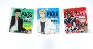 용기 폭발 번 브레이버 번 DMM 스크래치 복권 아크릴 키링 3종 세트