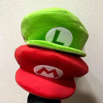 루이지 마리오 모자 세트
