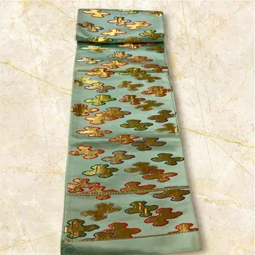 레어 패턴 금 구름 후쿠로 오비