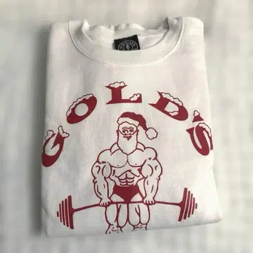 골드짐 크리스마스 맨투맨 M