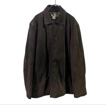 90s J.CREW 스웨이드 가죽 자켓 브라운 M