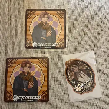 홀로스타즈 GIGO 콜라보 카페 코스터 유우코쿠 로벨 세트
