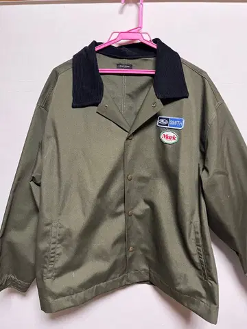 카키색 단추식 자켓 FREAK'S STORE