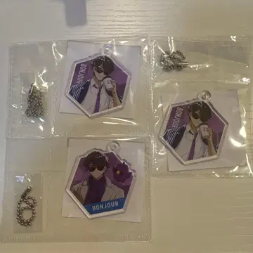 본쥬르 메이지 콜라보 아크릴 키링 3개 세트