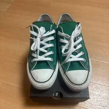 CONVERSE 그린 로우컷 스니커즈