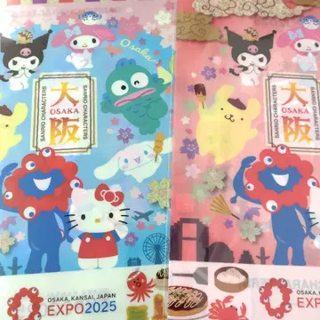 산리오 미야쿠미야쿠 A4 클리어 파일 오사카 한정판 간사이 박람회