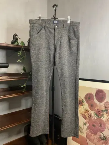 BIG SMITH 서리 내린 그레이 팬츠 L 사이즈