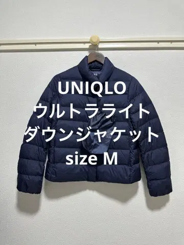 새상품급 유니클로 울트라 라이트 다운 자켓 네이비 M