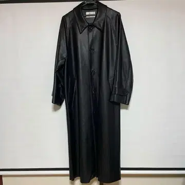 MOUSSY (마우지) 롱 코트 블랙