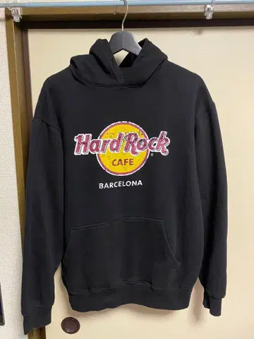 Hard Rock Cafe BARCELONA 후드티 블랙