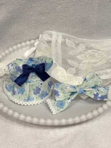 봉제인형 옷 (10cm~11cm) *블루 민트*