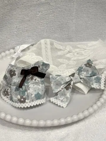 봉제인형 의류 (10cm~11cm) *그레이 브라운*