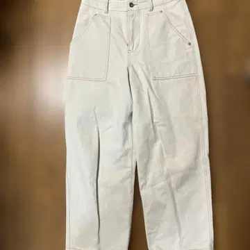 NOMBRE IMPAIR 화이트 와이드 팬츠