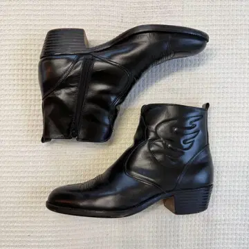 천연 가죽 텍사스 빌리지 힐 부츠 26.5cm