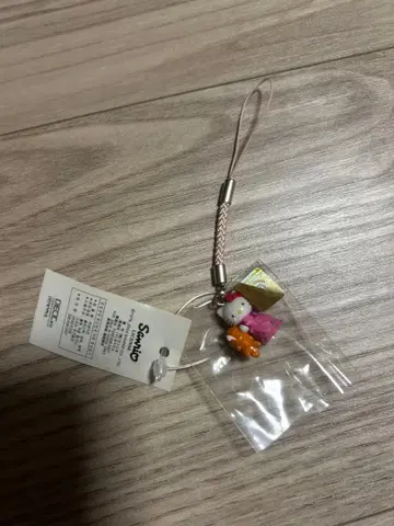헬로키티 스트랩 키링