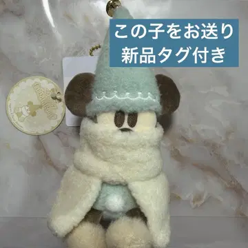 리루린린 인형 배지 디즈니 크리스마스 누이바 파랑