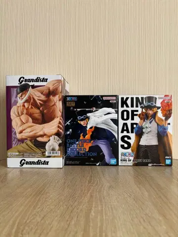 원피스 에드워드 뉴게이트 사보 피규어 3체 세트