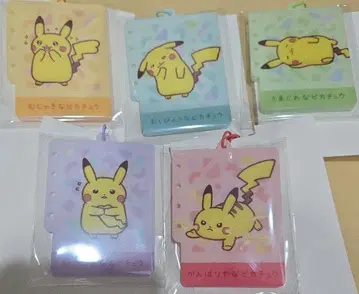 포켓몬 센터 십십색 아크릴 키링 컬렉션 피카츄 5종