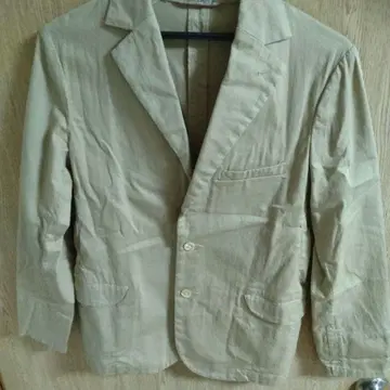 45rpm 베이지 테일러드 자켓 M 사이즈 면 100